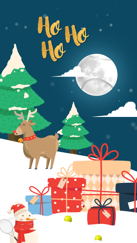 Jeu cadeau noel tennis Mobile