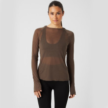 T-SHIRT BJORN BORG FEMME STUDIO LIGHT MANCHES LONGUES