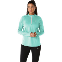 T-SHIRT ASICS FEMME CORE 1/2 ZIP MANCHES LONGUES
