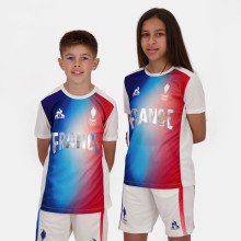 T-SHIRT LE COQ SPORTIF JUNIOR FRANCE OLYMPIQUE PERFORMANCE