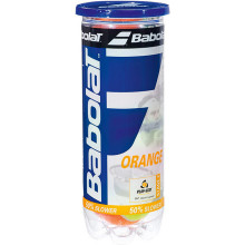Tube De 3 Balles Babolat Orange