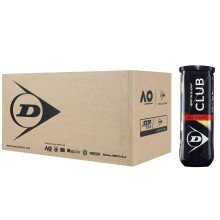CARTON DE 24 TUBES DE 3 BALLES DUNLOP CLUB ALL COURT