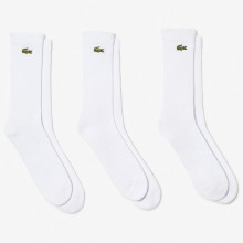 3 PAIRES DE CHAUSSETTES LACOSTE ATHLETE (MID)
