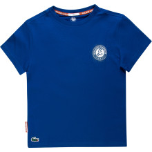 T-SHIRT LACOSTE JUNIOR ROLAND-GARROS SPRAY LOGO