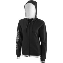 Sweat Wilson Femme Team 2 à Capuche Zippé Noir