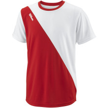 Tee-Shirt Wilson Junior Garçon Team 2 Angle Crew Rouge 