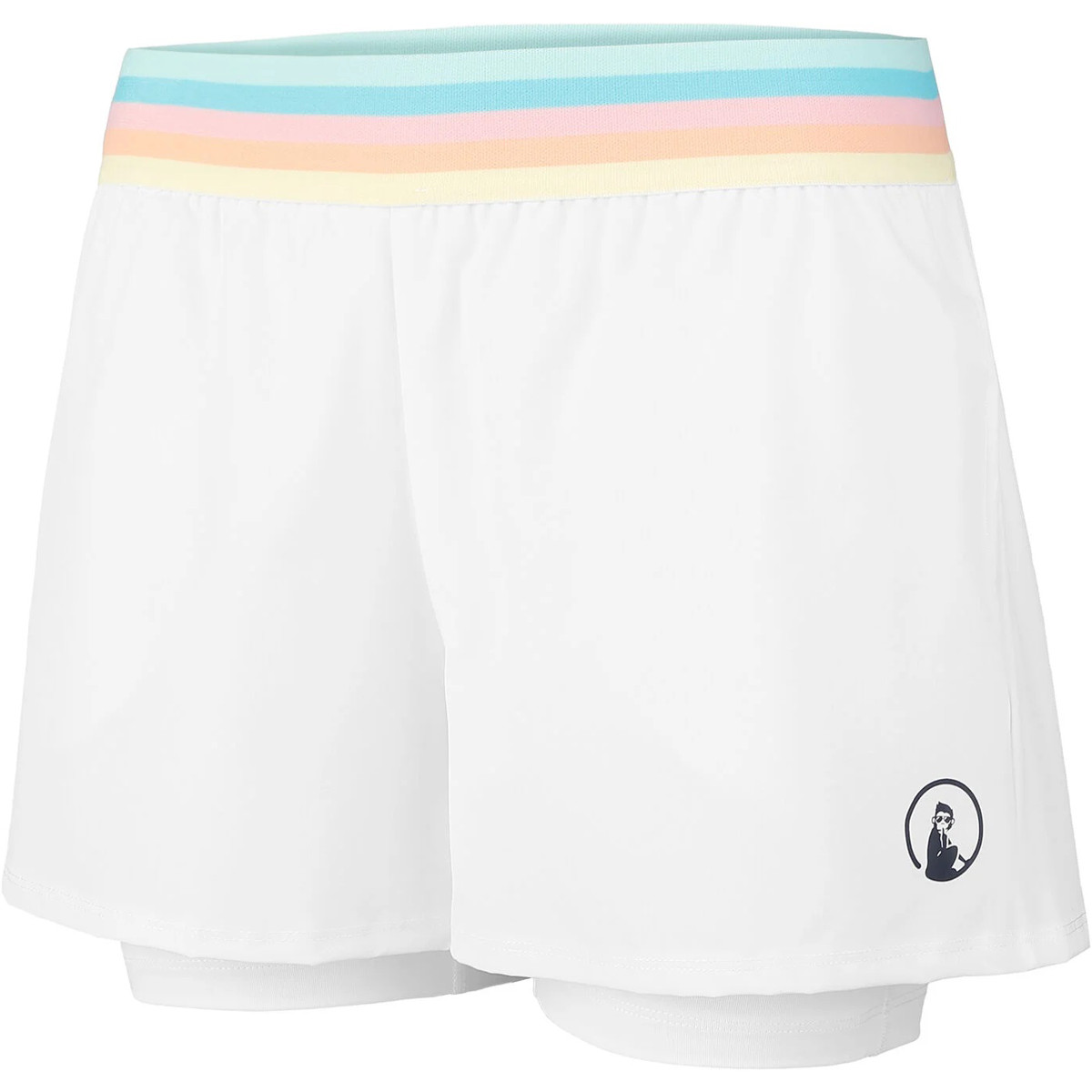 SHORT QUIET PLEASE FEMME RAINBOW POINT 2 IN 1