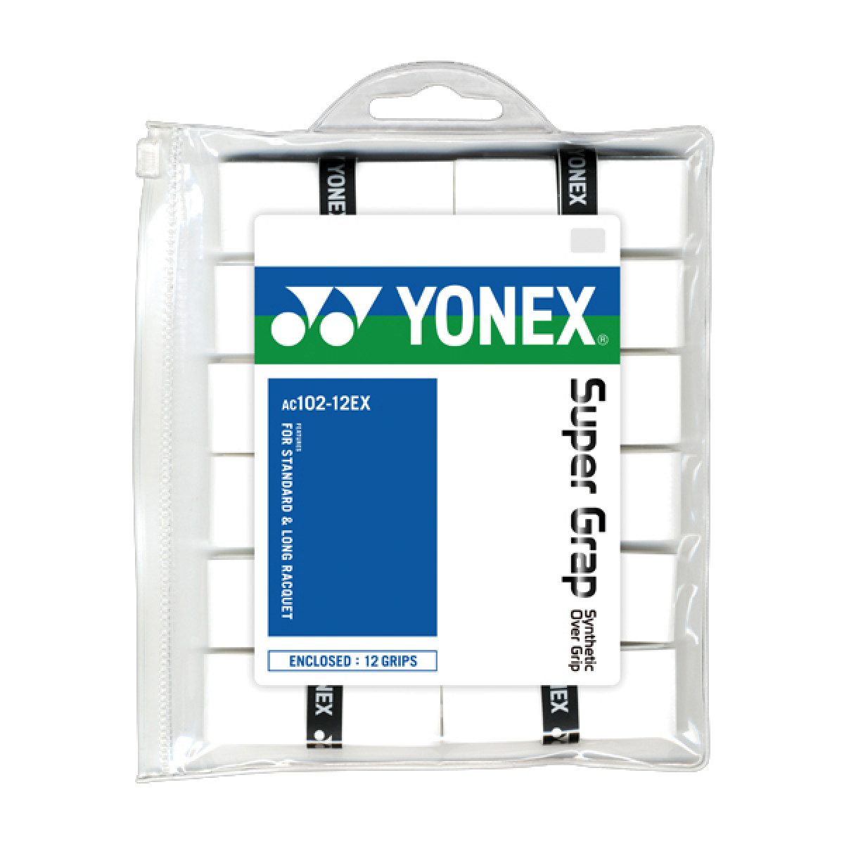 Surgrips Yonex AC102EX  Blanc x12