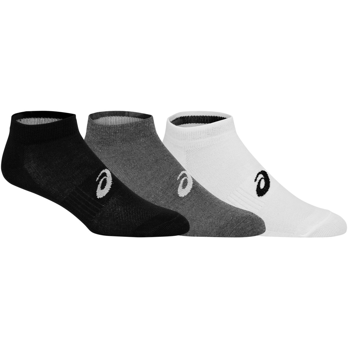 3 Paires de Chaussettes Asics Ped Noires/Grises/Blanches
