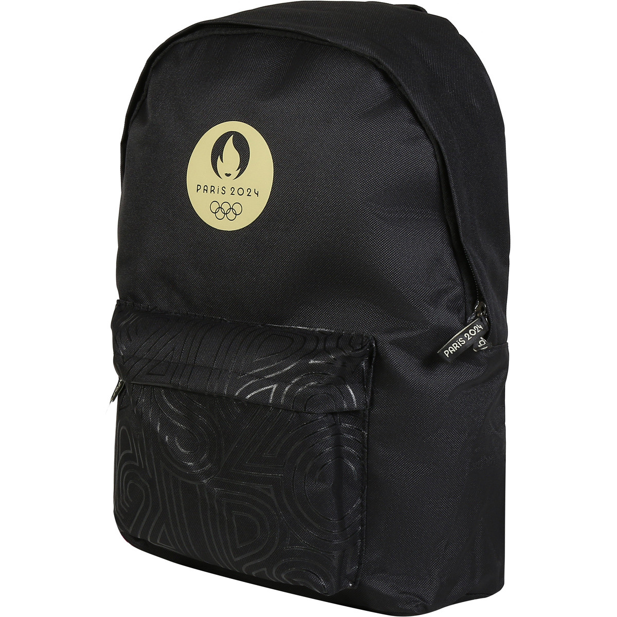 SAC A DOS NOIR ET OR PARIS 2024 (28.5x43x14cm)