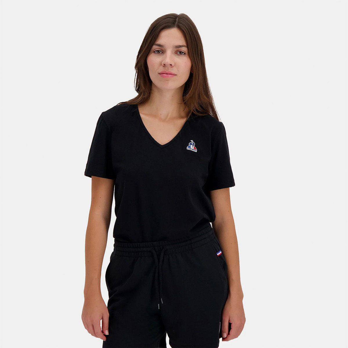T-SHIRT LE COQ SPORTIF FEMME ESSENTIEL COL V