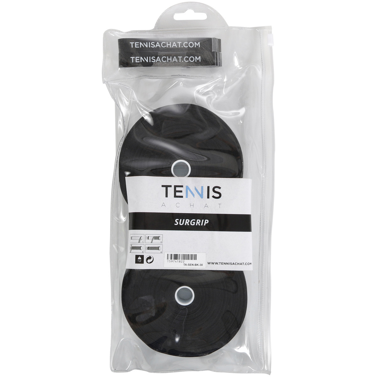 30 Surgrips Tennis Achat Sensation Noirs