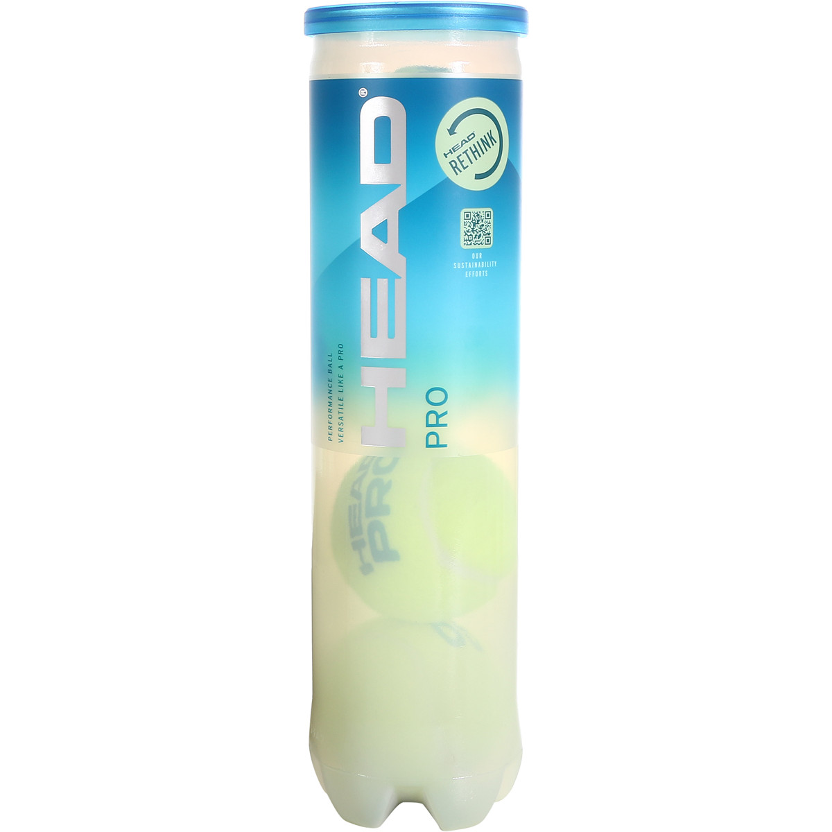 Tube De 4 Balles Head Pro Blue