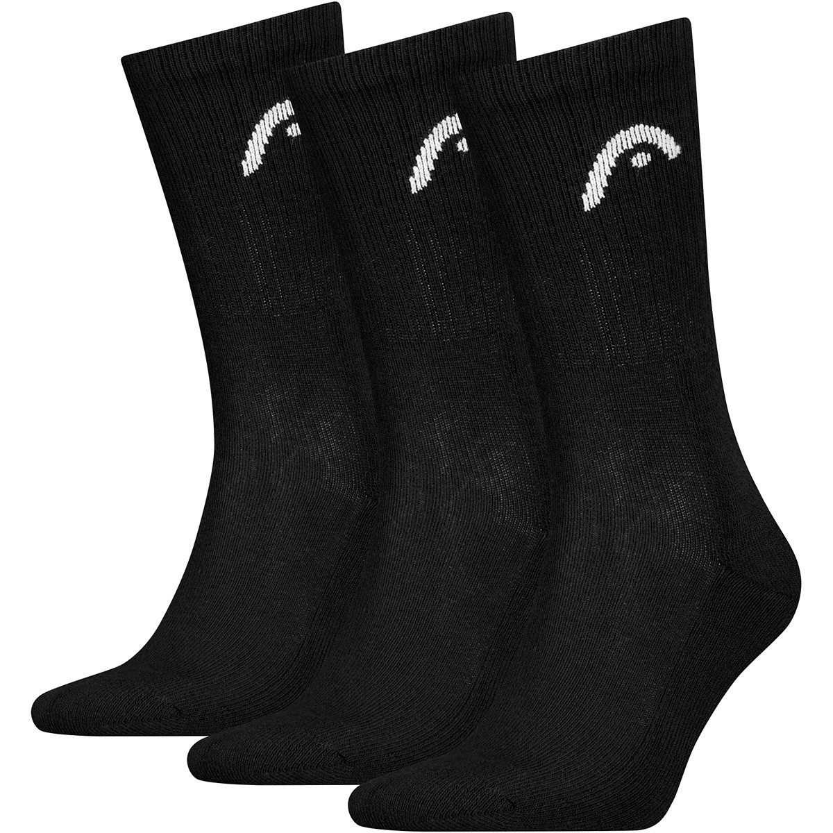 3 PAIRES DE CHAUSSETTES HEAD SPORTSWEAR CREW (LONG)