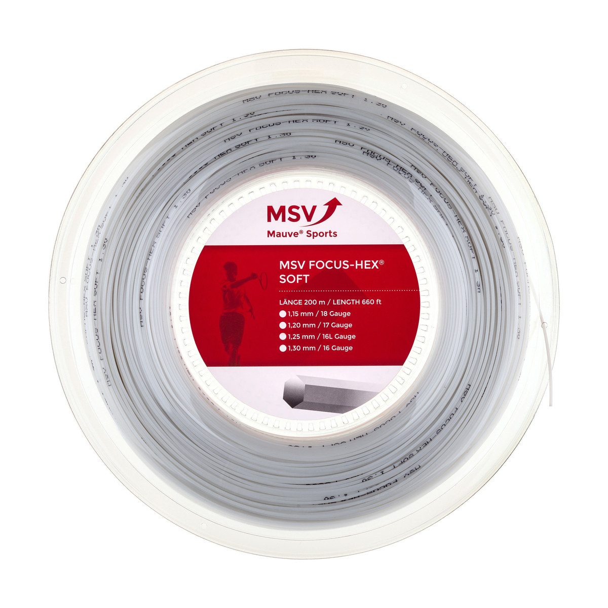 Bobine MSV Focus Hex Soft Blanc (200m)