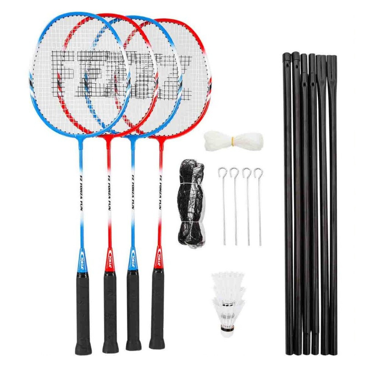 KIT FORZA SUMMER FUN 4 RAQUETTES + FILET - 700920