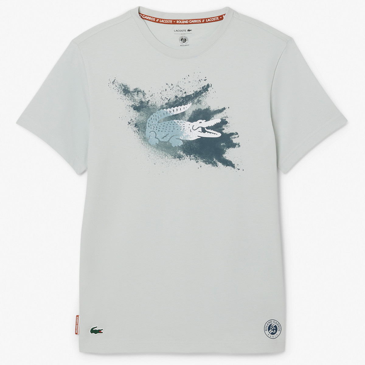 T-SHIRT LACOSTE ROLAND-GARROS SPRAY LOGO