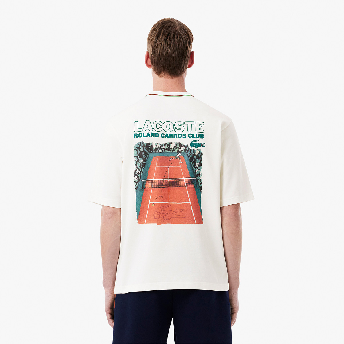 T-SHIRT LACOSTE ROLAND-GARROS CLUB