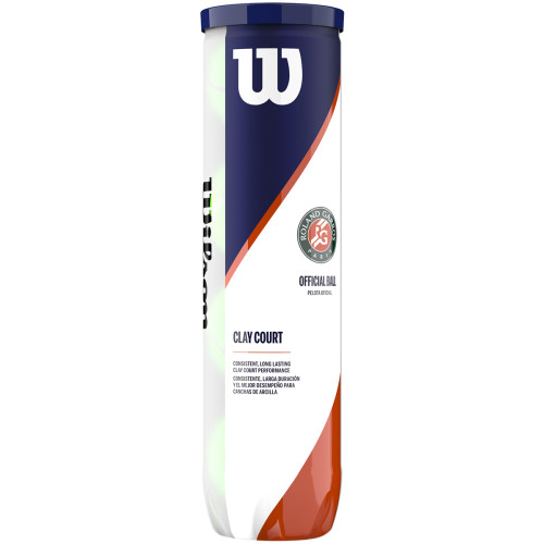 Tube De 4 Balles  Roland Garros Clay Court 